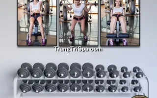 Mẫu tranh treo phòng Gym, Fitness, phòng tập thể hình Nữ trang trí ấn tượng, tạo cảm hứng dồi dào cho học viên