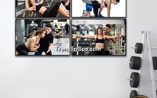 Mẫu tranh treo phòng Gym, Fitness, phòng tập thể hình Nam tạo động lực dồi dào cho học viên, gymer