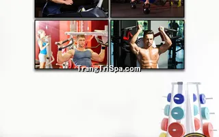 Mẫu tranh treo phòng Gym, Fitness, phòng tập thể hình Nam tạo động lực dồi dào cho học viên, gymer