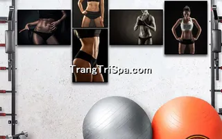 Mẫu tranh treo phòng Gym, Fitness, phòng tập thể hình Nữ trang trí ấn tượng, tạo cảm hứng dồi dào cho học viên