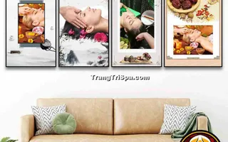 Tranh Gội đầu Dưỡng sinh Trung Hoa : Điểm nhấn nghệ thuật độc đáo cho không gian Spa