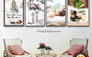 Tranh Gội đầu Dưỡng sinh Trung Hoa : Điểm nhấn nghệ thuật độc đáo cho không gian Spa