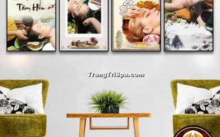 Tranh Gội đầu Dưỡng sinh Trung Hoa : Điểm nhấn nghệ thuật độc đáo cho không gian Spa