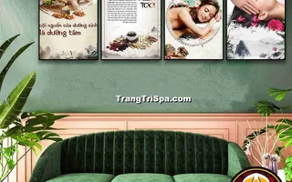 Tranh Gội đầu Dưỡng sinh Trung Hoa : Điểm nhấn nghệ thuật độc đáo cho không gian Spa