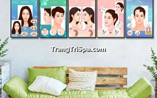 Tranh Treo Tường Tiệm Thẩm Mỹ Viện Thịnh Hành Nhất