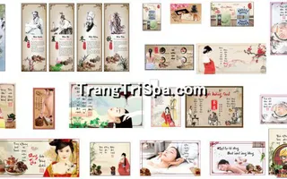 Tranh Gội đầu Dưỡng sinh Trung Hoa : Điểm nhấn nghệ thuật độc đáo cho không gian Spa