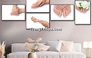 Tranh Treo Tường Cho Tiệm Nail, Tiệm Nối Mi, Phun Xăm Môi Nghệ Thuật Ấn Tượng