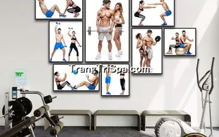 Mẫu tranh treo phòng Gym, Fitness, phòng tập thể hình Nữ trang trí ấn tượng, tạo cảm hứng dồi dào cho học viên