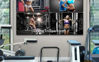 Mẫu tranh treo phòng Gym, Fitness, phòng tập thể hình Nữ trang trí ấn tượng, tạo cảm hứng dồi dào cho học viên