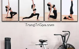 Mẫu Tranh Phòng Tập Yoga Thịnh Hành Treo Tường Trang Trí 