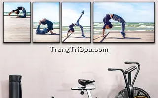 Mẫu Tranh Phòng Tập Yoga Thịnh Hành Treo Tường Trang Trí 
