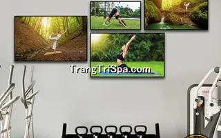 Mẫu Tranh Phòng Tập Yoga Thịnh Hành Treo Tường Trang Trí 
