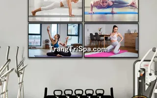 Mẫu Tranh Phòng Tập Yoga Thịnh Hành Treo Tường Trang Trí 