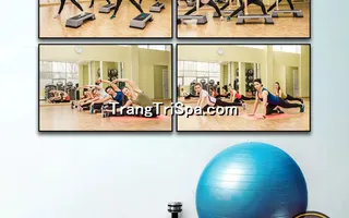 Mẫu Tranh Phòng Tập Yoga Thịnh Hành Treo Tường Trang Trí 