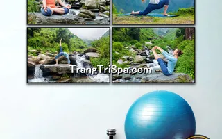 Mẫu Tranh Phòng Tập Yoga Thịnh Hành Treo Tường Trang Trí 