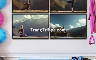 Mẫu Tranh Phòng Tập Yoga Thịnh Hành Treo Tường Trang Trí 