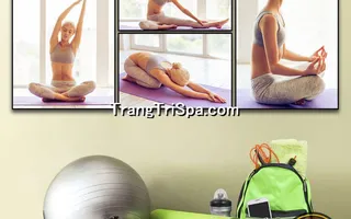 Mẫu Tranh Phòng Tập Yoga Thịnh Hành Treo Tường Trang Trí 