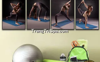 Mẫu Tranh Phòng Tập Yoga Thịnh Hành Treo Tường Trang Trí 