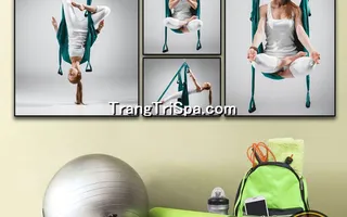 Mẫu Tranh Phòng Tập Yoga Thịnh Hành Treo Tường Trang Trí 