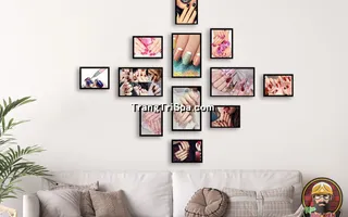 Mẫu Tranh Treo Tường Tiệm Nail Đẹp Đơn Giản, Bắt Mắt