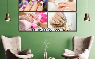 Mẫu Tranh Treo Tường Tiệm Nail Đẹp Đơn Giản, Bắt Mắt