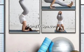 Mẫu Tranh Phòng Tập Yoga Thịnh Hành Treo Tường Trang Trí 