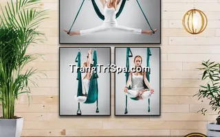 Mẫu Tranh Phòng Tập Yoga Thịnh Hành Treo Tường Trang Trí 