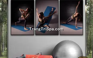Mẫu Tranh Phòng Tập Yoga Thịnh Hành Treo Tường Trang Trí 