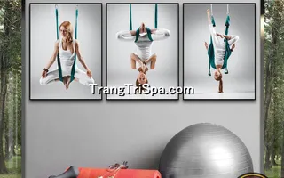 Mẫu Tranh Phòng Tập Yoga Thịnh Hành Treo Tường Trang Trí 