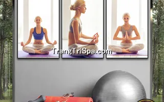 Mẫu Tranh Phòng Tập Yoga Thịnh Hành Treo Tường Trang Trí 