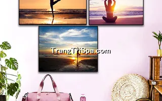 Mẫu Tranh Phòng Tập Yoga Thịnh Hành Treo Tường Trang Trí 