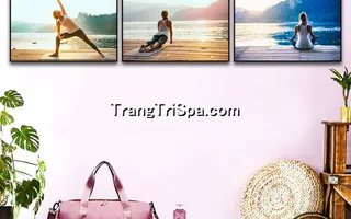 Mẫu Tranh Phòng Tập Yoga Thịnh Hành Treo Tường Trang Trí 