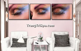 Tranh Treo Tường Cho Tiệm Nail, Tiệm Nối Mi, Phun Xăm Môi Nghệ Thuật Ấn Tượng