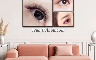 Tranh Treo Tường Cho Tiệm Nail, Tiệm Nối Mi, Phun Xăm Môi Nghệ Thuật Ấn Tượng