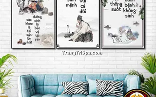 Tranh Gội đầu Dưỡng sinh Trung Hoa : Điểm nhấn nghệ thuật độc đáo cho không gian Spa