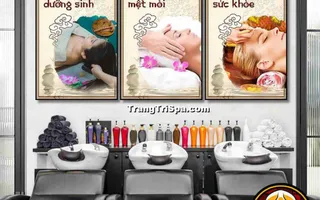 Tranh Gội đầu Dưỡng sinh Trung Hoa : Điểm nhấn nghệ thuật độc đáo cho không gian Spa