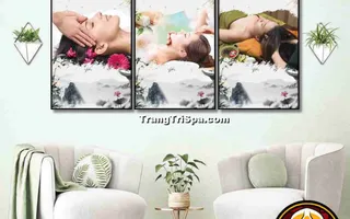 Tranh Gội đầu Dưỡng sinh Trung Hoa : Điểm nhấn nghệ thuật độc đáo cho không gian Spa