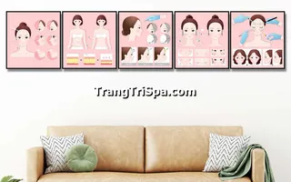 Tranh Treo Tường Tiệm Thẩm Mỹ Viện Thịnh Hành Nhất