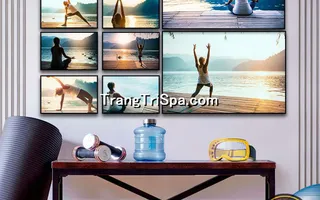 Mẫu Tranh Phòng Tập Yoga Thịnh Hành Treo Tường Trang Trí 