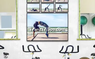 Mẫu Tranh Phòng Tập Yoga Thịnh Hành Treo Tường Trang Trí 