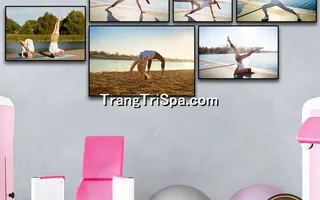 Mẫu Tranh Phòng Tập Yoga Thịnh Hành Treo Tường Trang Trí 