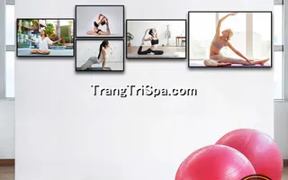 Mẫu Tranh Phòng Tập Yoga Thịnh Hành Treo Tường Trang Trí 
