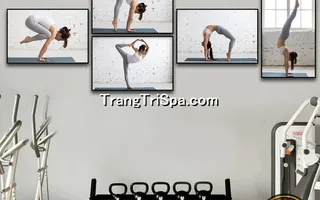 Mẫu Tranh Phòng Tập Yoga Thịnh Hành Treo Tường Trang Trí 