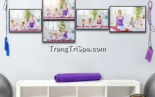 Mẫu Tranh Phòng Tập Yoga Thịnh Hành Treo Tường Trang Trí 