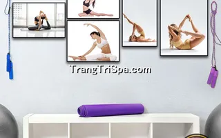 Mẫu Tranh Phòng Tập Yoga Thịnh Hành Treo Tường Trang Trí 