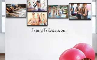 Mẫu Tranh Phòng Tập Yoga Thịnh Hành Treo Tường Trang Trí 