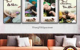 Tranh Gội đầu Dưỡng sinh Trung Hoa : Điểm nhấn nghệ thuật độc đáo cho không gian Spa