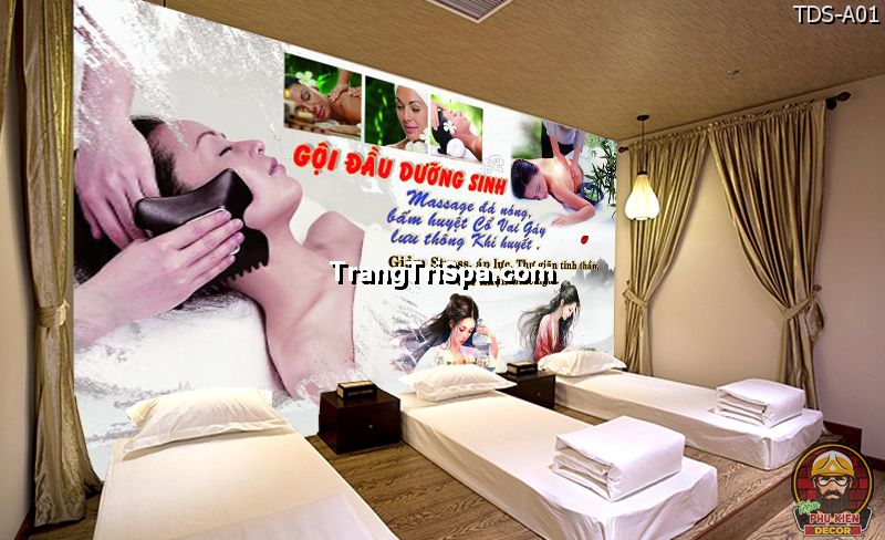 Thế giới Spa Dưỡng sinh - Gội đầu - Massage sử dụng tranh trang trí vô cùng ấn tượng Thế giới Spa Dưỡng sinh - Gội đầu - Massage sử dụng tranh trang trí vô cùng ấn tượng