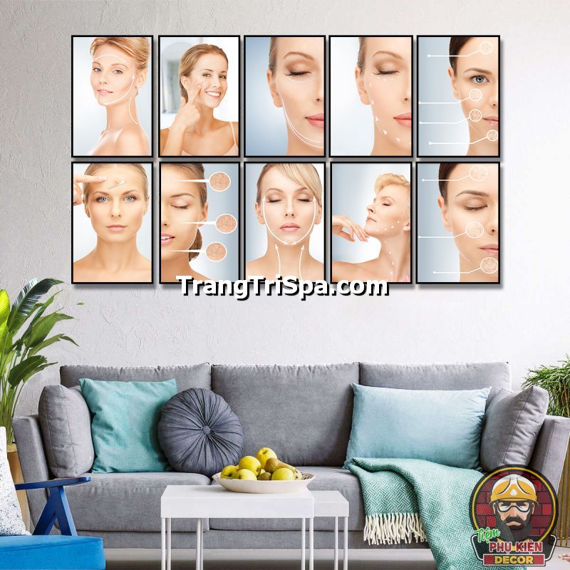 Tranh decor treo tường chăm sóc da với đa dạng hình ảnh đẹp mắt Tranh decor treo tường chăm sóc da với đa dạng hình ảnh đẹp mắt