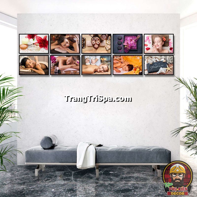 Tranh dịch vụ spa treo tường giúp khách hàng hình dung được các dịch vụ hot tiệm đang cung cấp Tranh dịch vụ spa treo tường giúp khách hàng hình dung được các dịch vụ hot tiệm đang cung cấp